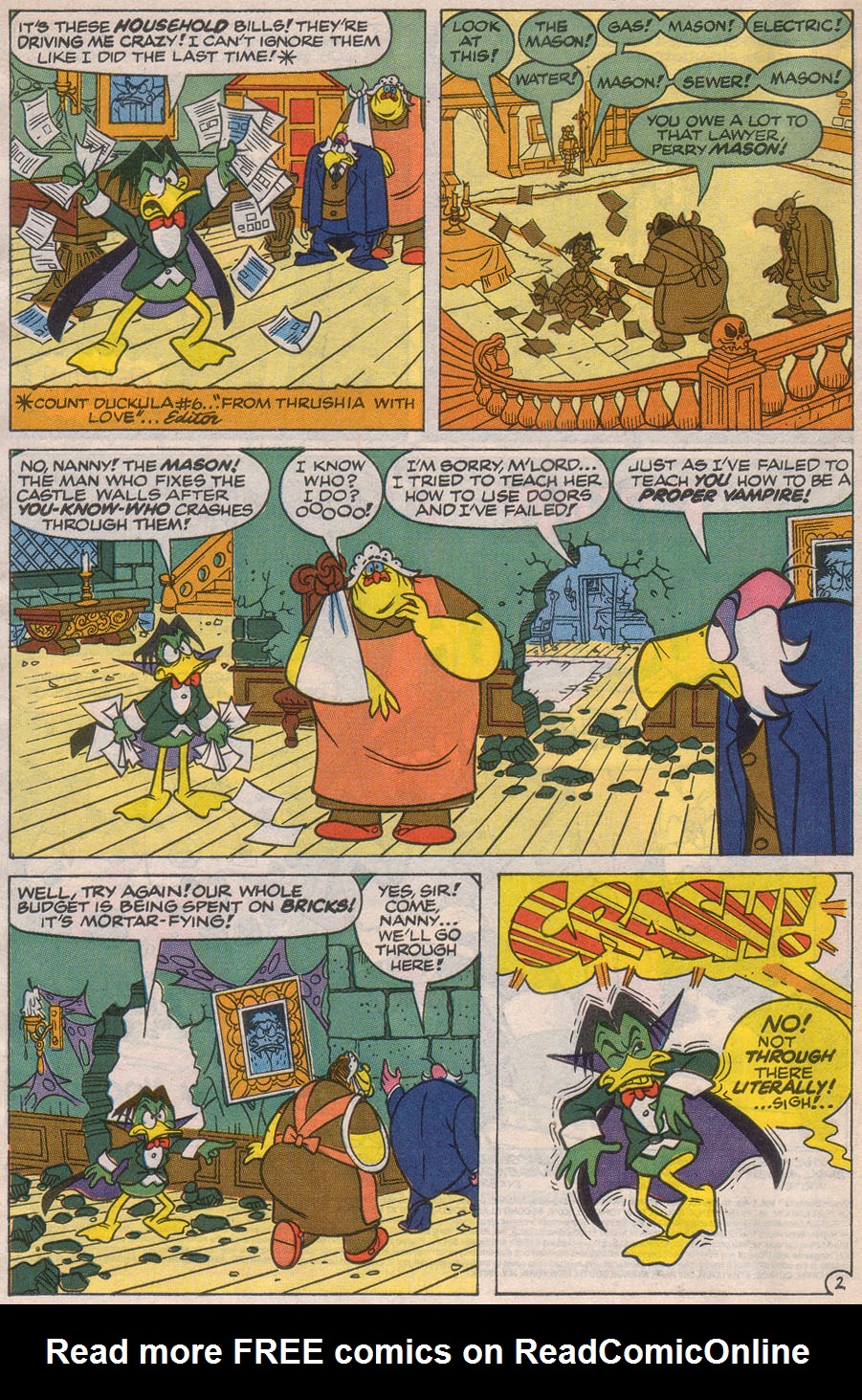 Read online Count Duckula comic -  Issue #10 - 4
