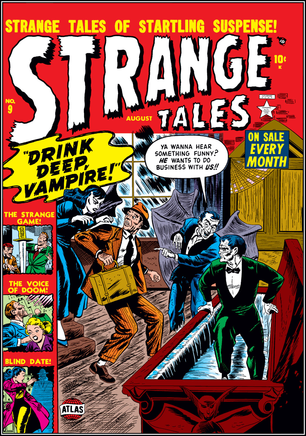 Read online Strange Tales (1951) comic -  Issue #9 - 1