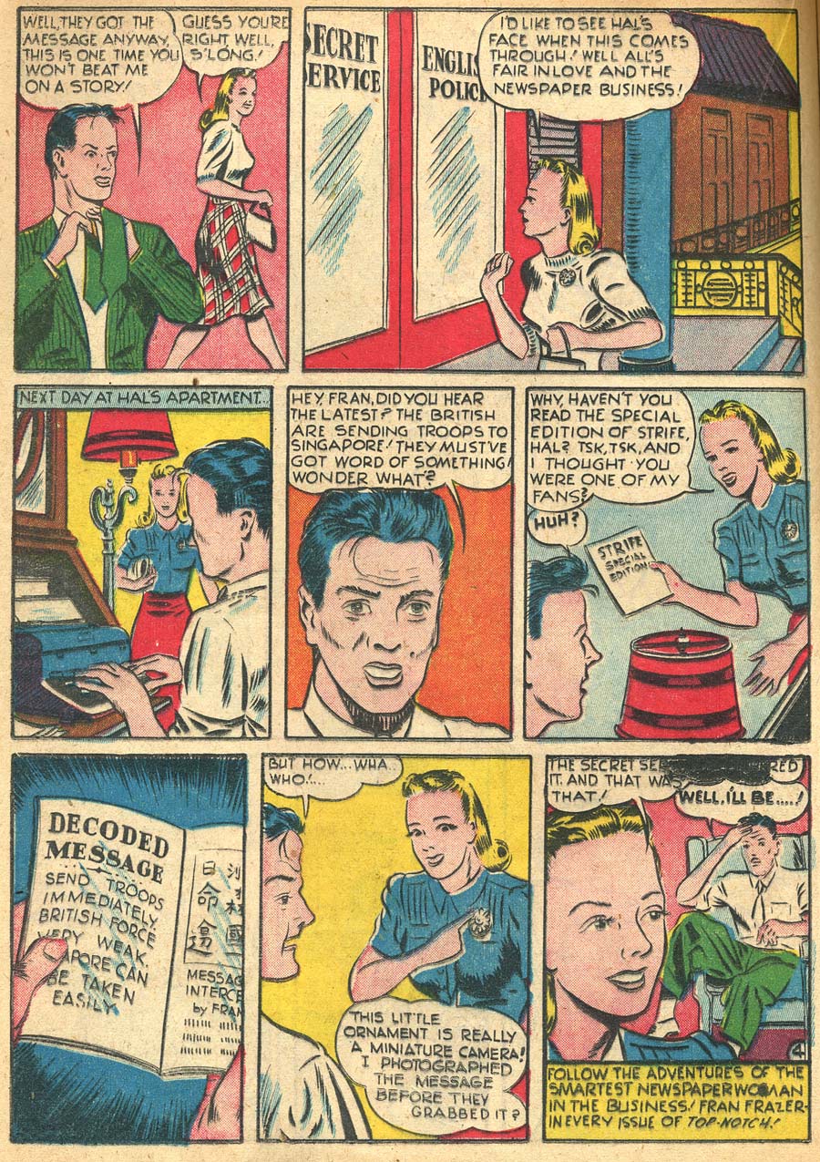 Read online Top-Notch Comics comic -  Issue #19 - 29