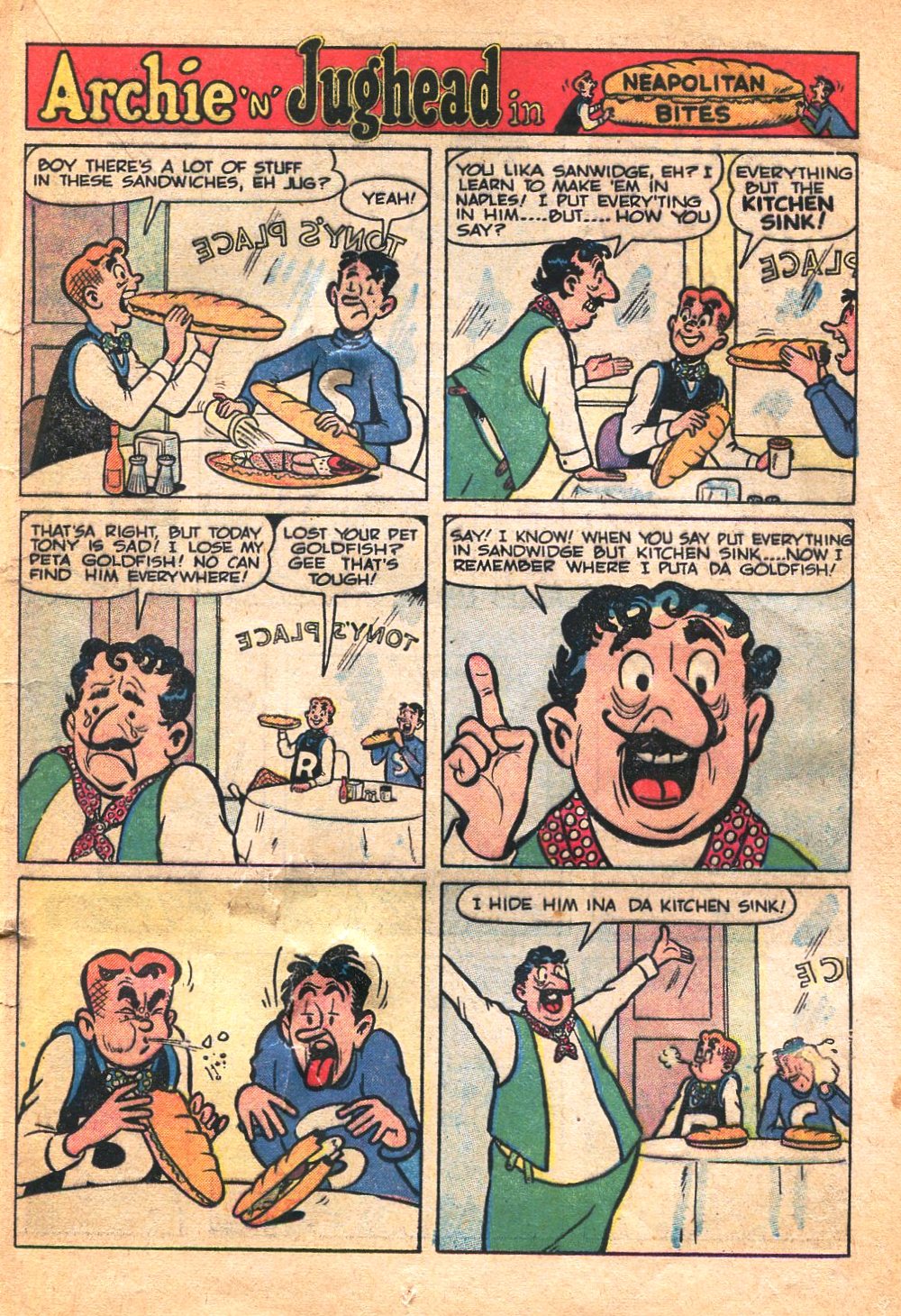 Read online Archie's Joke Book Magazine comic -  Issue #2 - 17