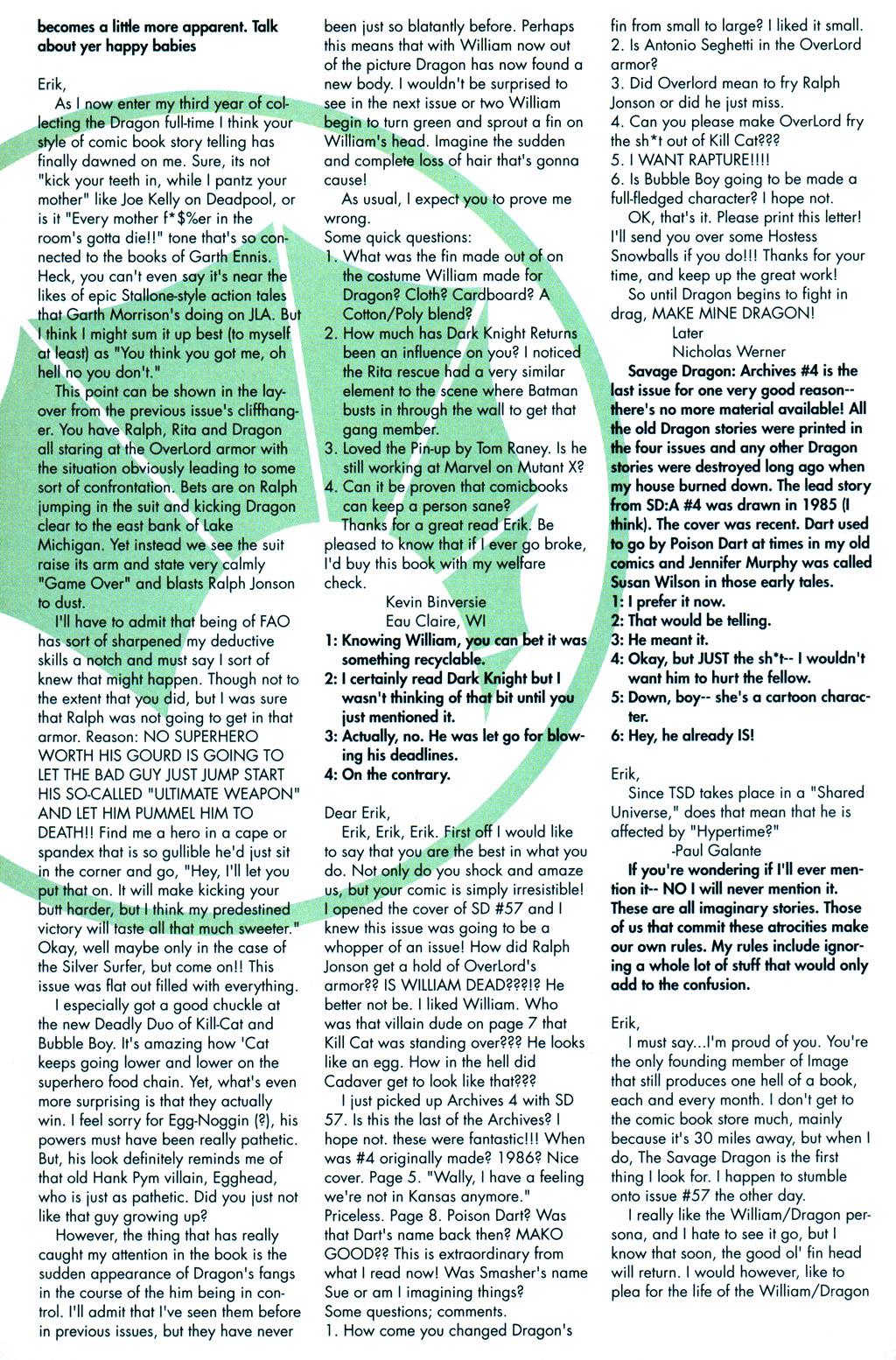 Read online The Savage Dragon (1993) comic -  Issue #59 - 26