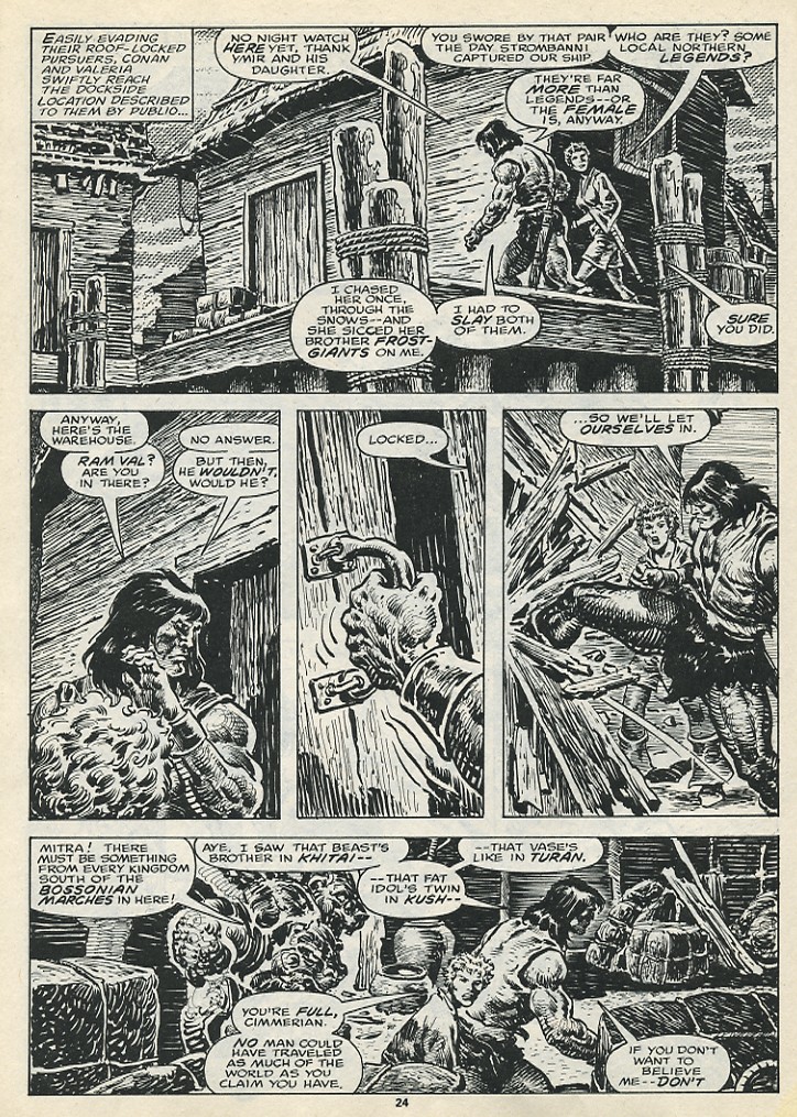 Read online The Savage Sword Of Conan comic -  Issue #197 - 26