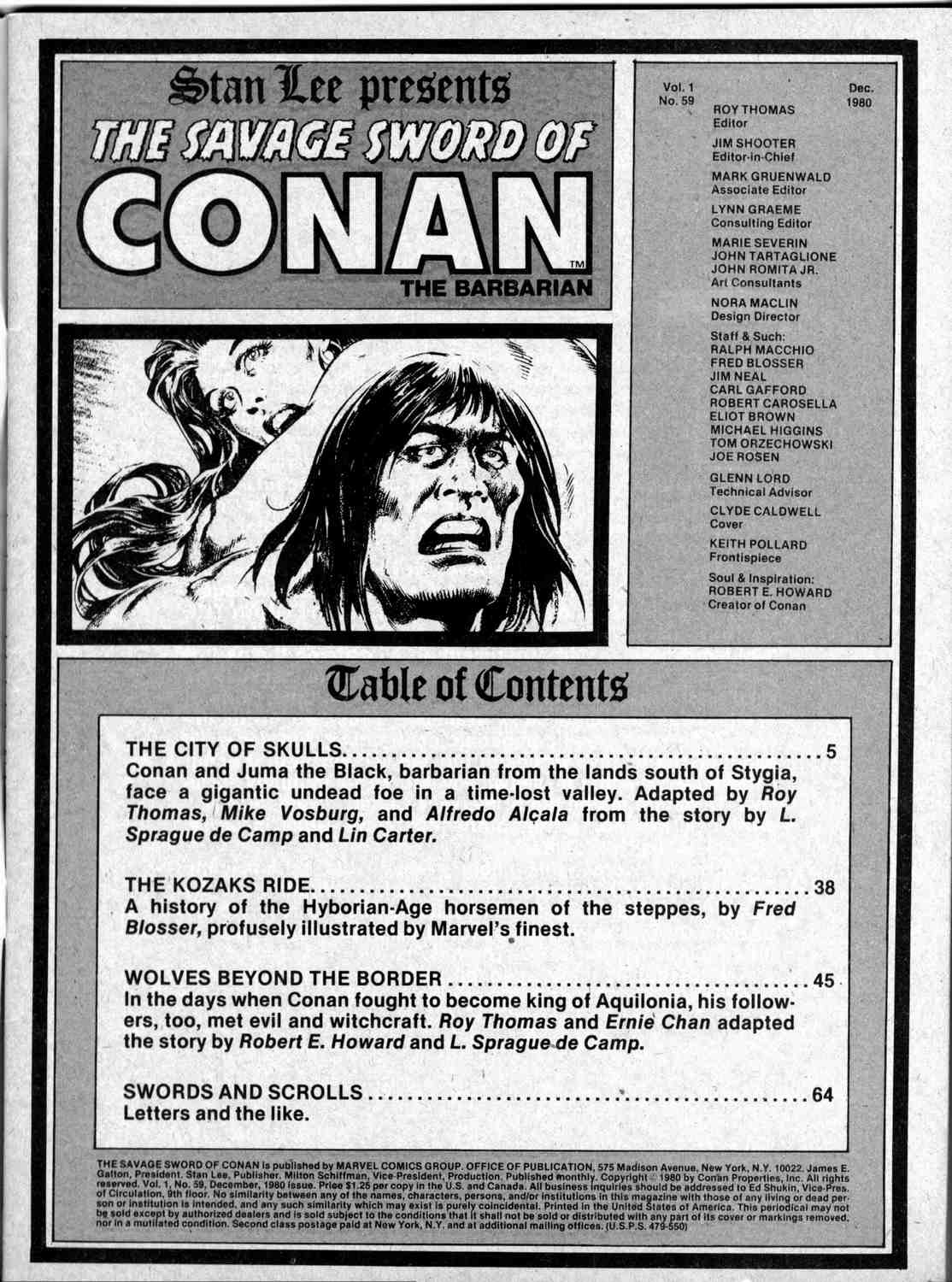 Read online The Savage Sword Of Conan comic -  Issue #59 - 3