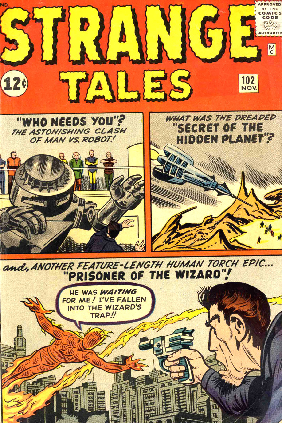 Read online Strange Tales (1951) comic -  Issue #102 - 1