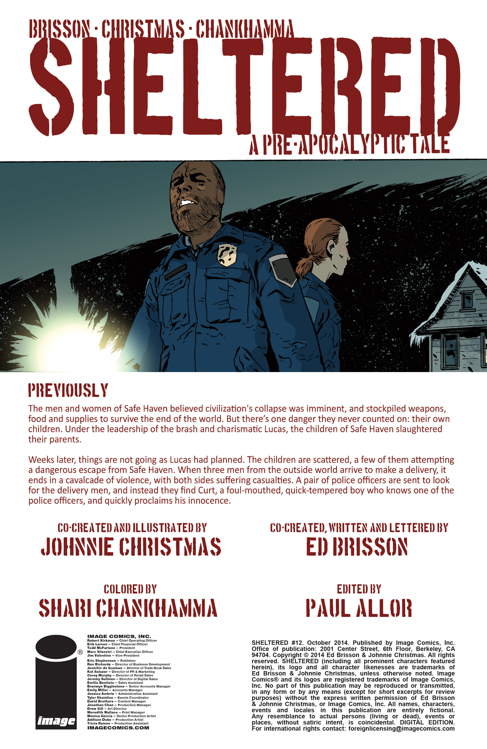 Read online Sheltered comic -  Issue #12 - 2