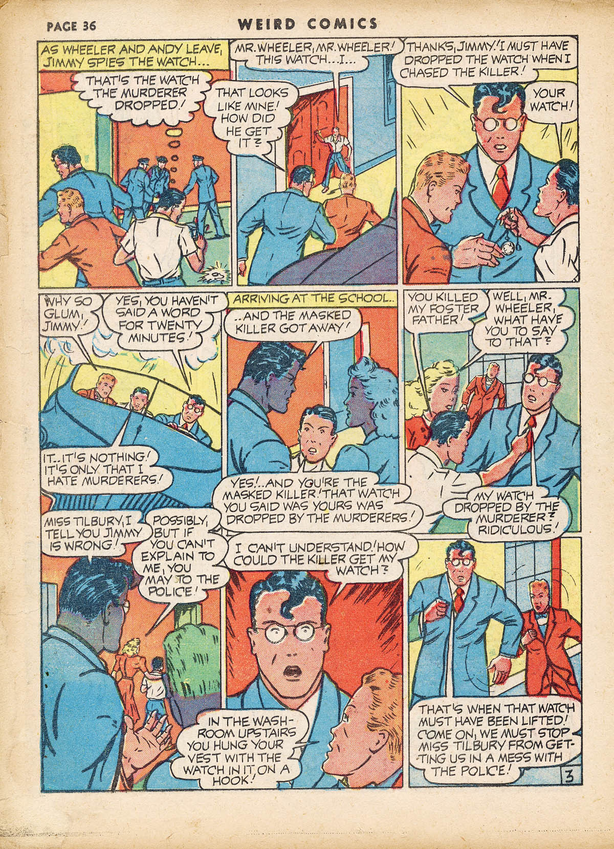 Read online Weird Comics comic -  Issue #19 - 37