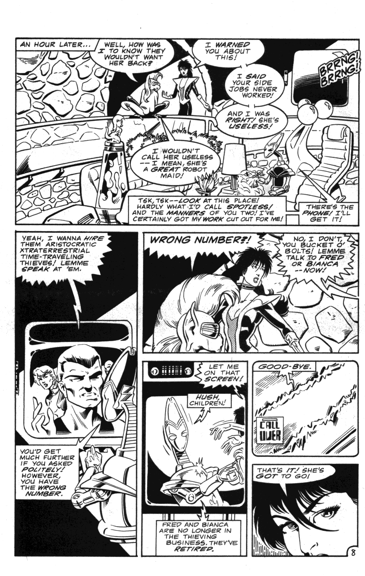 Read online Aristocratic Xtraterrestrial Time-Traveling Thieves comic -  Issue #3 - 10