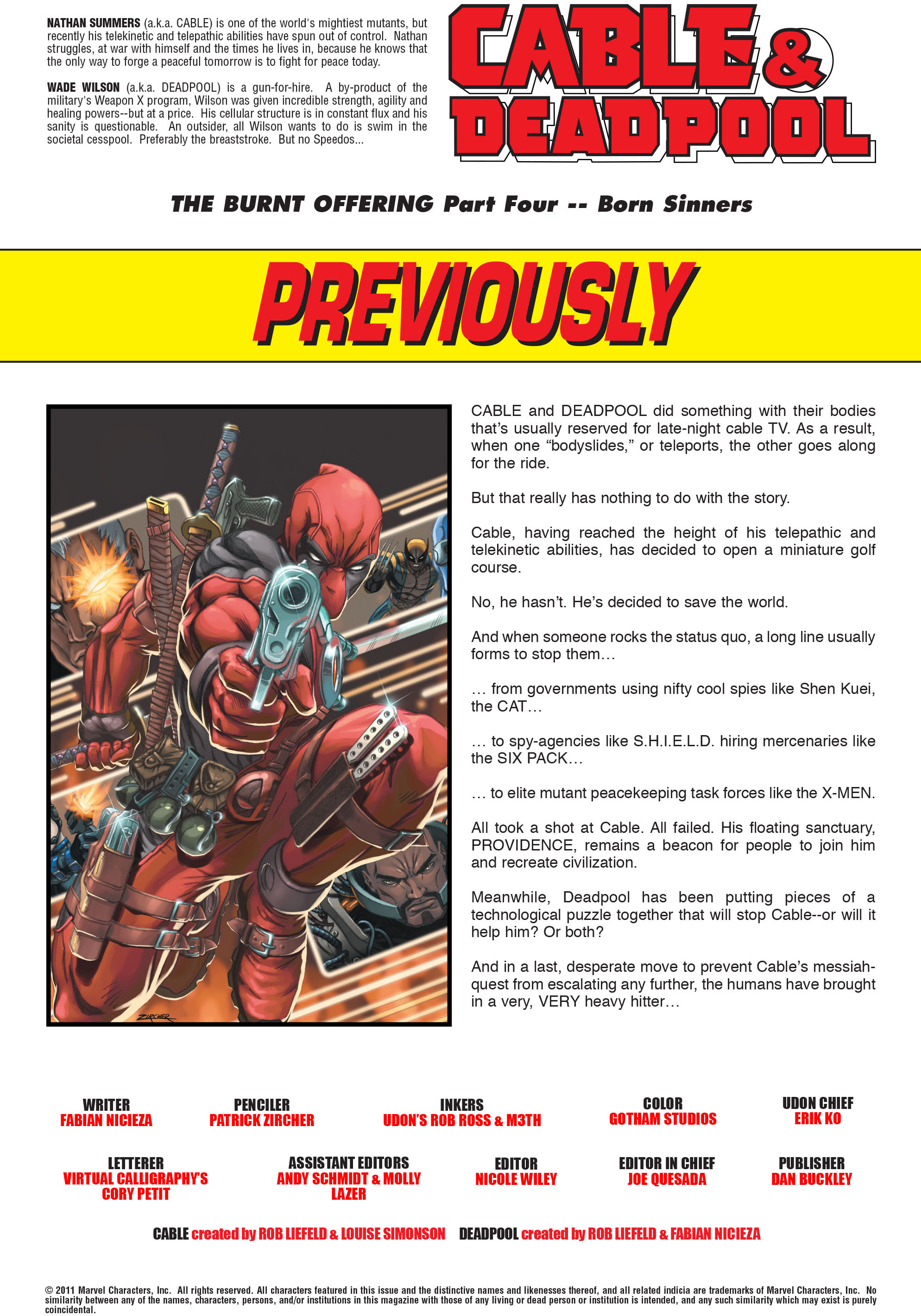 Read online Cable and Deadpool comic -  Issue #10 - 2