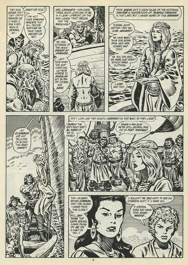 Read online The Savage Sword Of Conan comic -  Issue #198 - 9