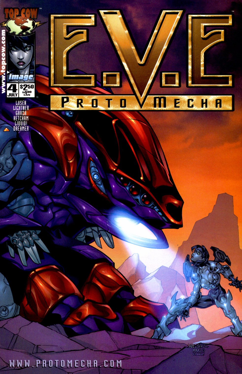 Read online E.V.E. ProtoMecha comic -  Issue #4 - 1
