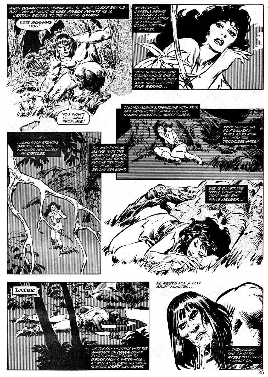 Read online The Savage Sword Of Conan comic -  Issue #41 - 25