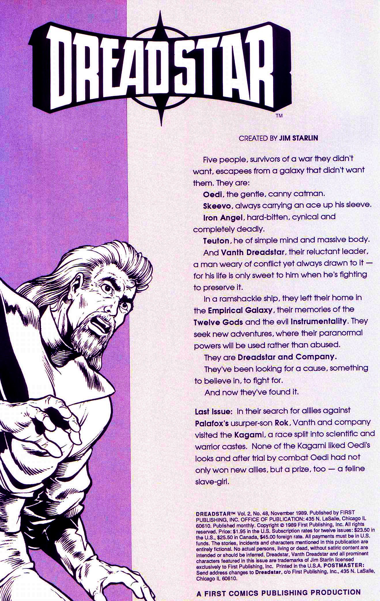 Read online Dreadstar comic -  Issue #48 - 2