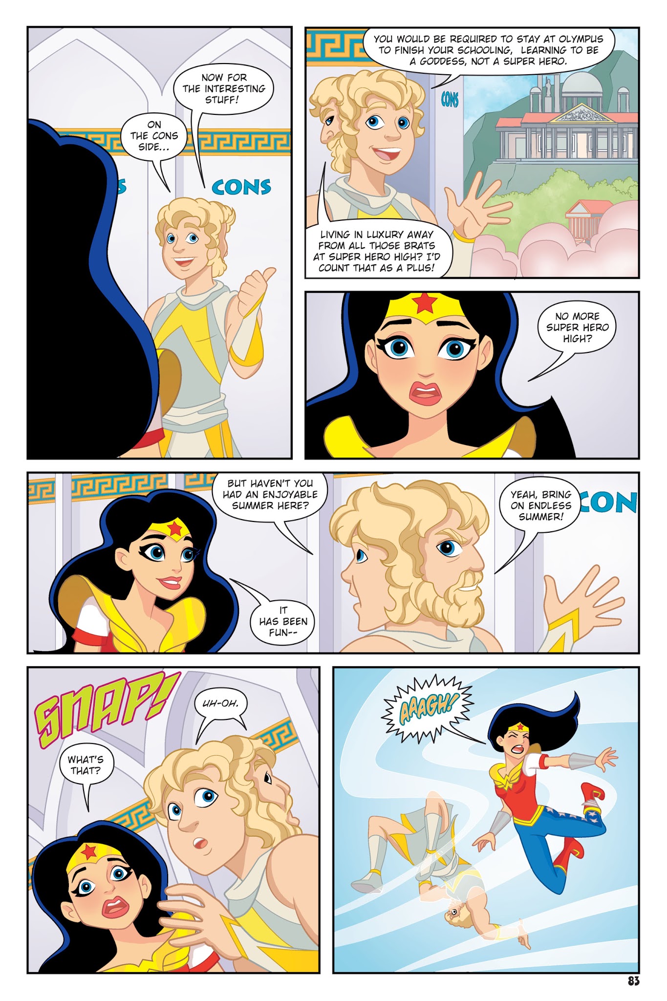 Read online DC Super Hero Girls: Summer Olympus comic -  Issue # TPB - 81