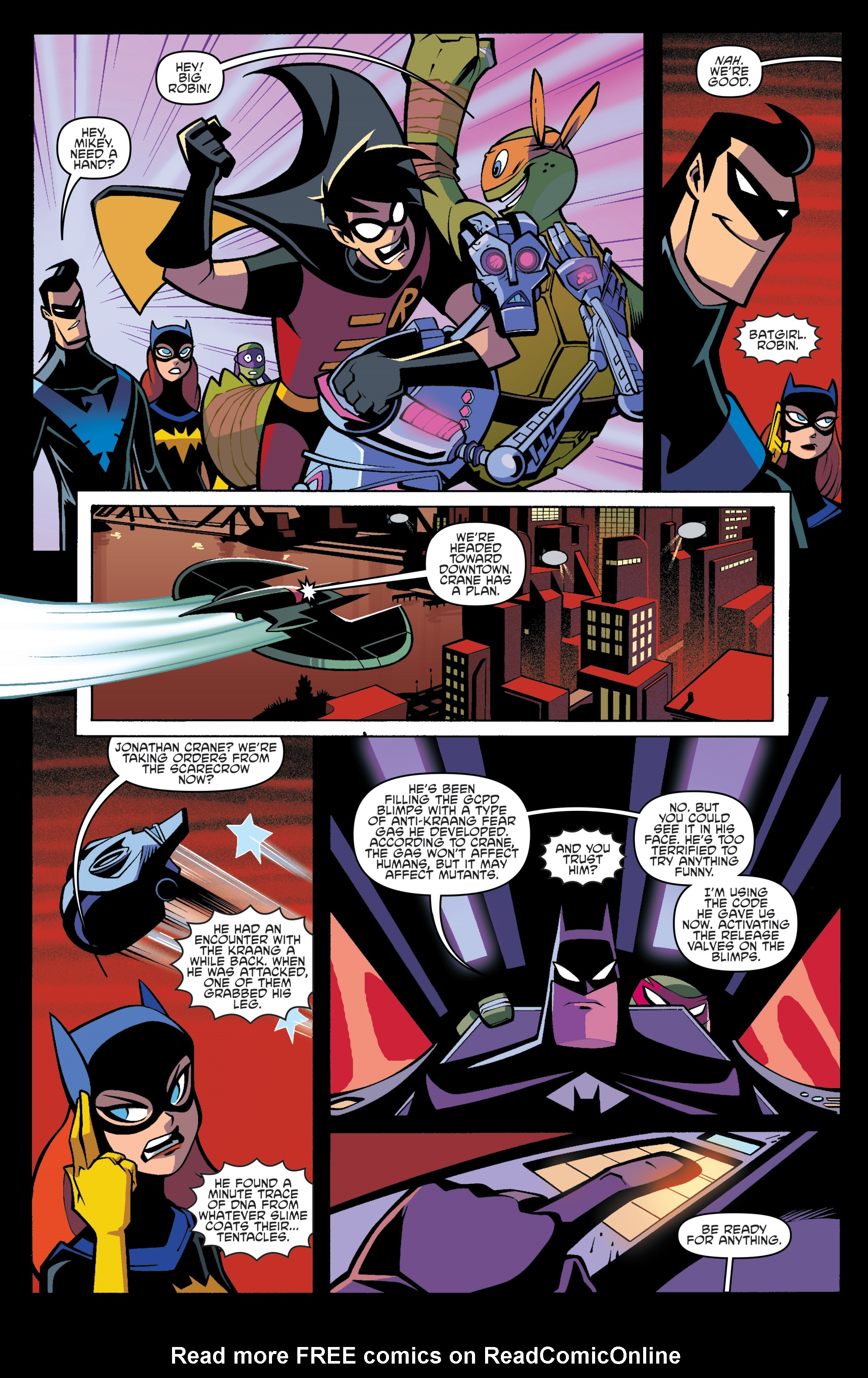Read online Batman/Teenage Mutant Ninja Turtles Adventure comic -  Issue #6 - 15