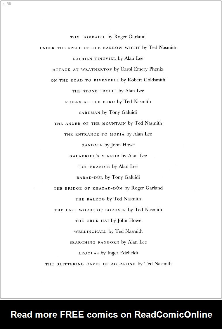 Read online Tolkien's World - Paintings of Middle-Earth comic -  Issue # TPB (Part 1) - 4