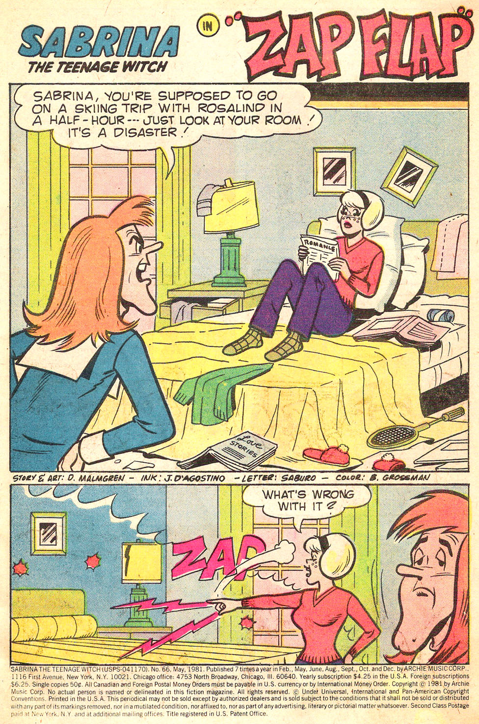 Read online Sabrina The Teenage Witch (1971) comic -  Issue #66 - 3