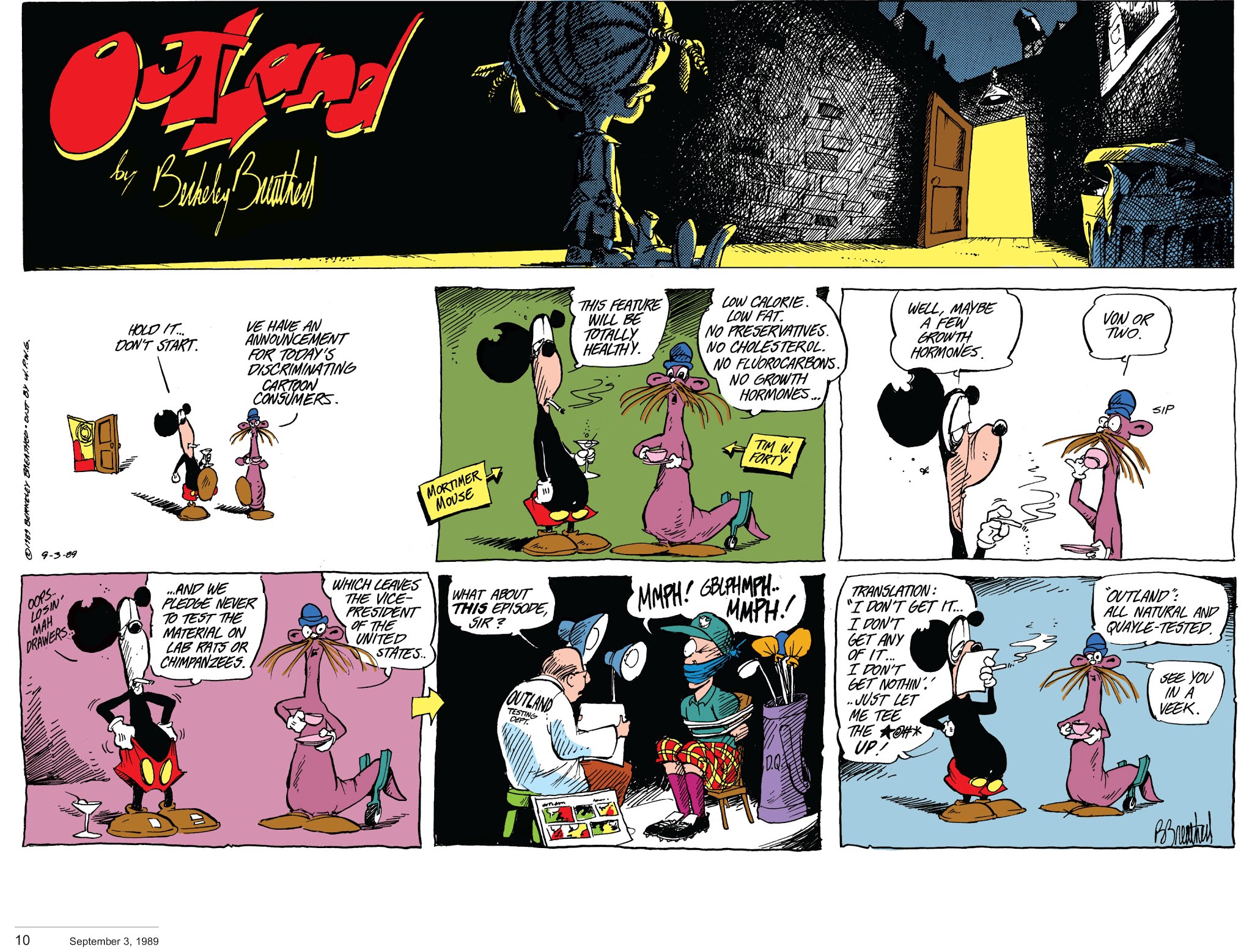 Read online Berkeley Breathed’s Outland comic -  Issue # TPB (Part 1) - 11