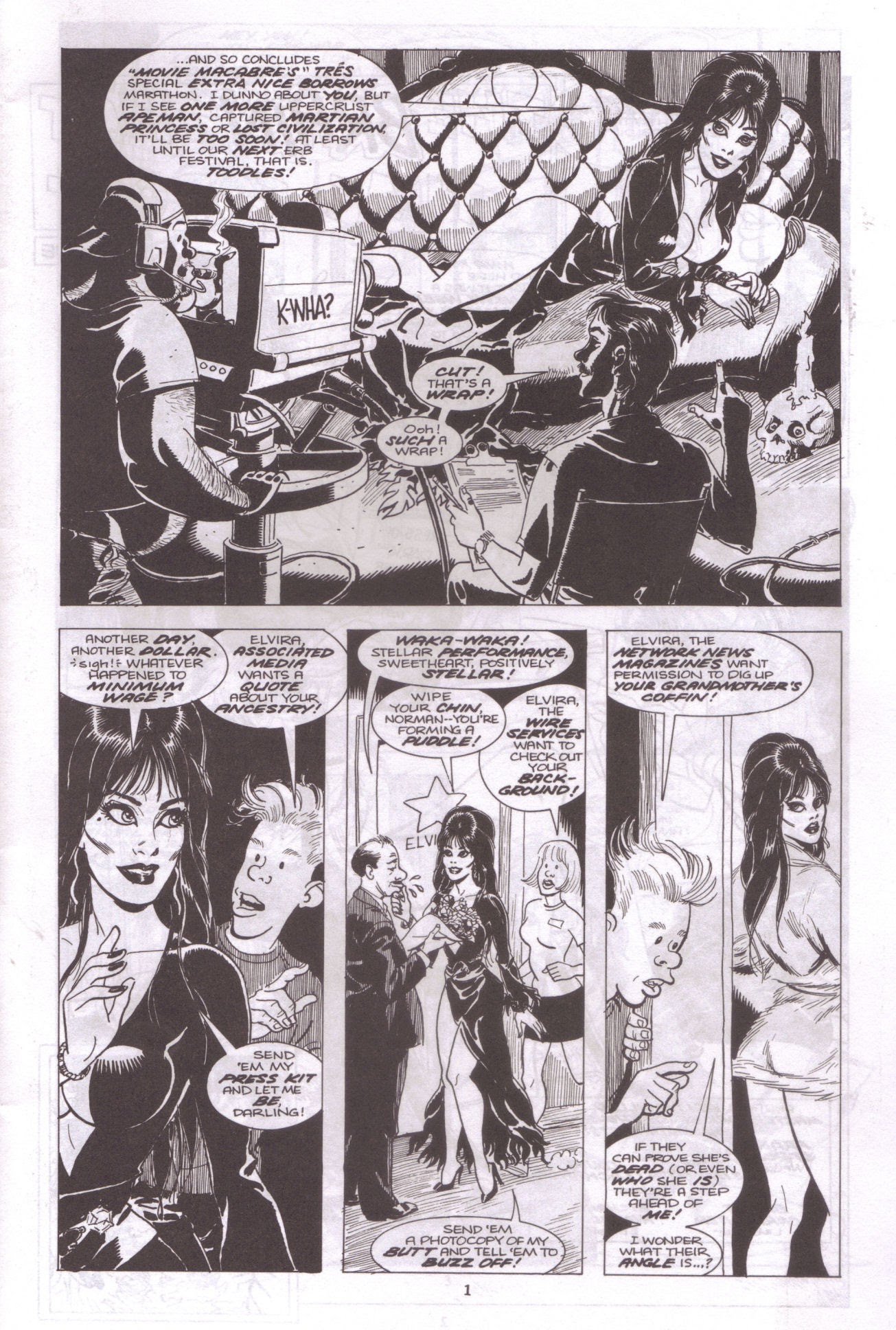 Read online Elvira, Mistress of the Dark comic -  Issue #47 - 3