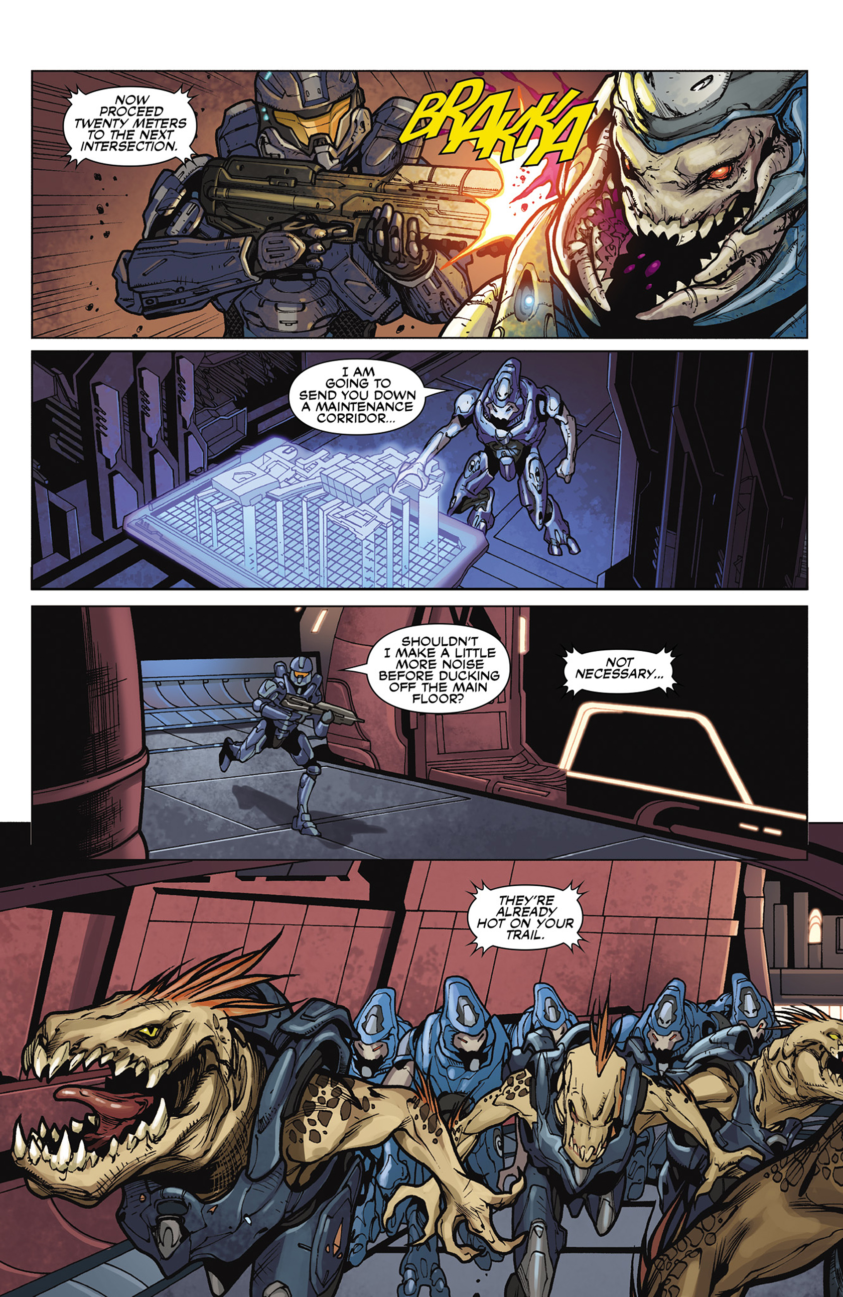 Read online Halo: Escalation comic -  Issue #21 - 17