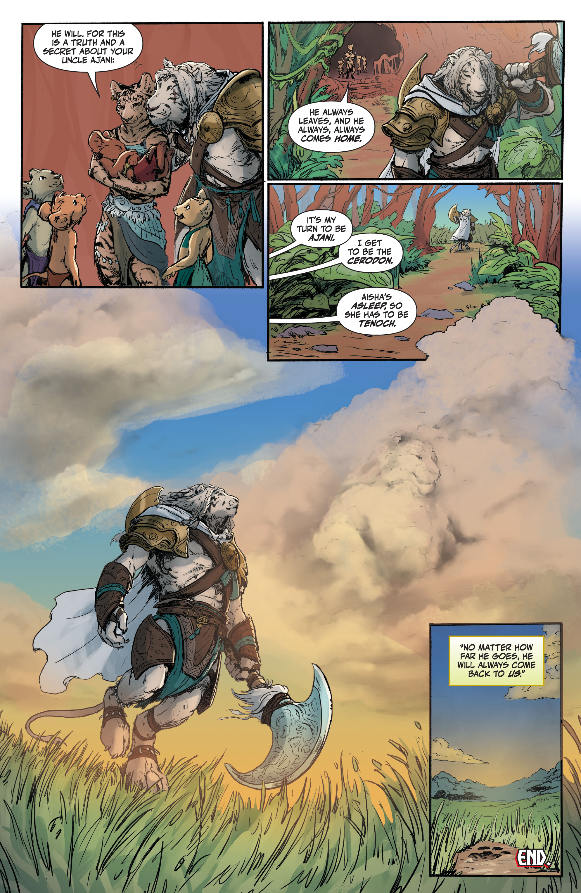 Read online Magic: Ajani Goldmane comic -  Issue #1 - 41