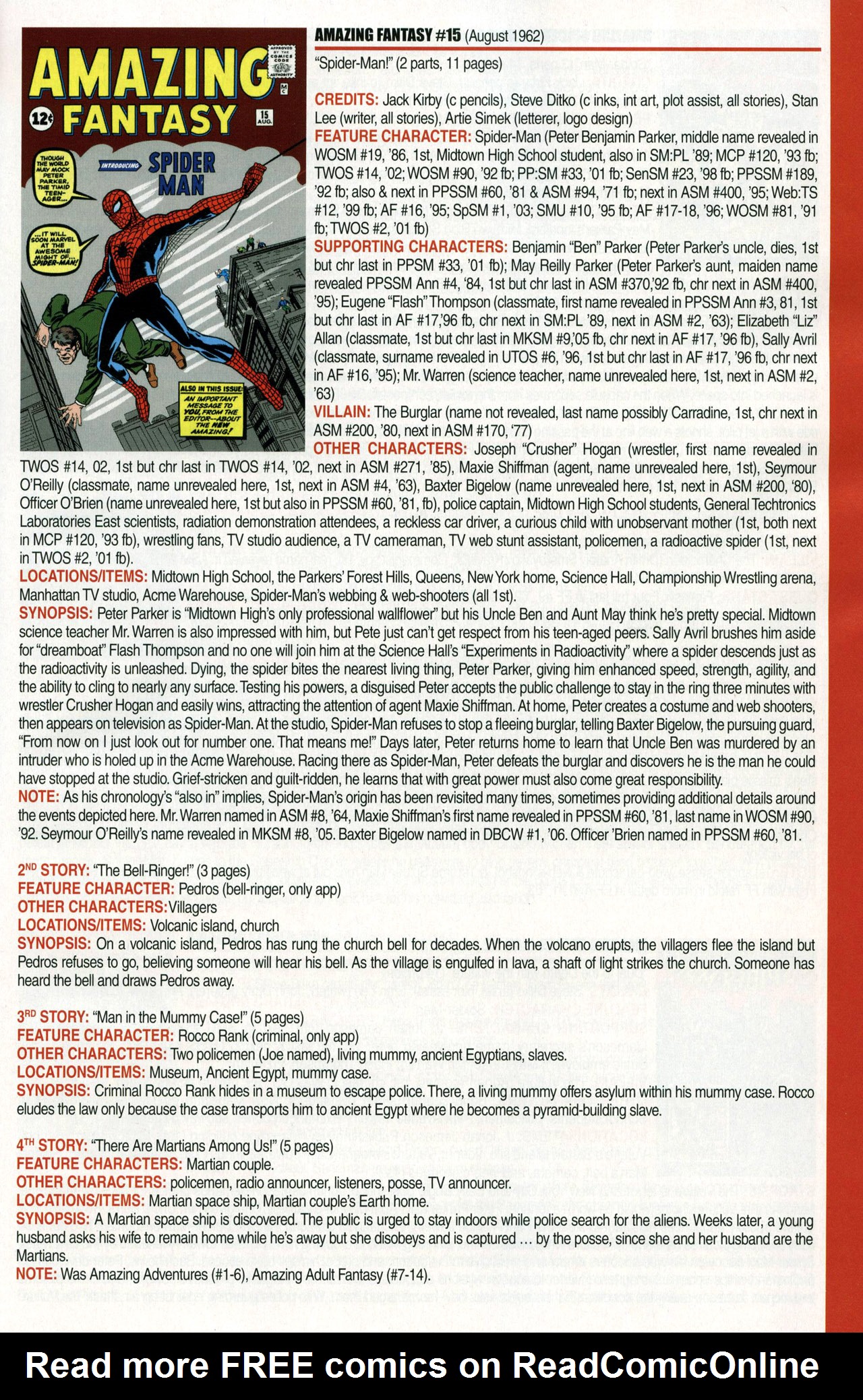 Read online Official Index to the Marvel Universe comic -  Issue #1 - 3