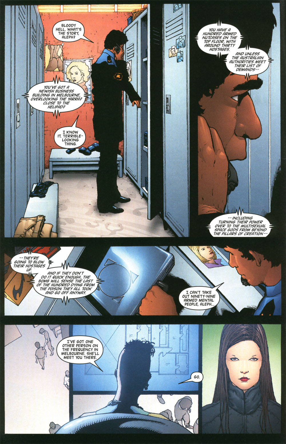 Read online Global Frequency comic -  Issue #4 - 3