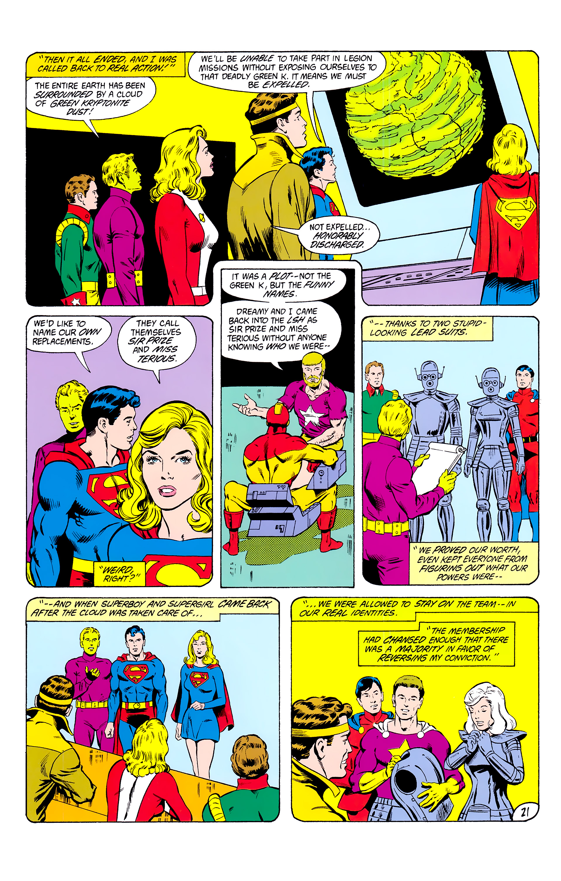 Read online Legion of Super-Heroes (1980) comic -  Issue #306 - 22