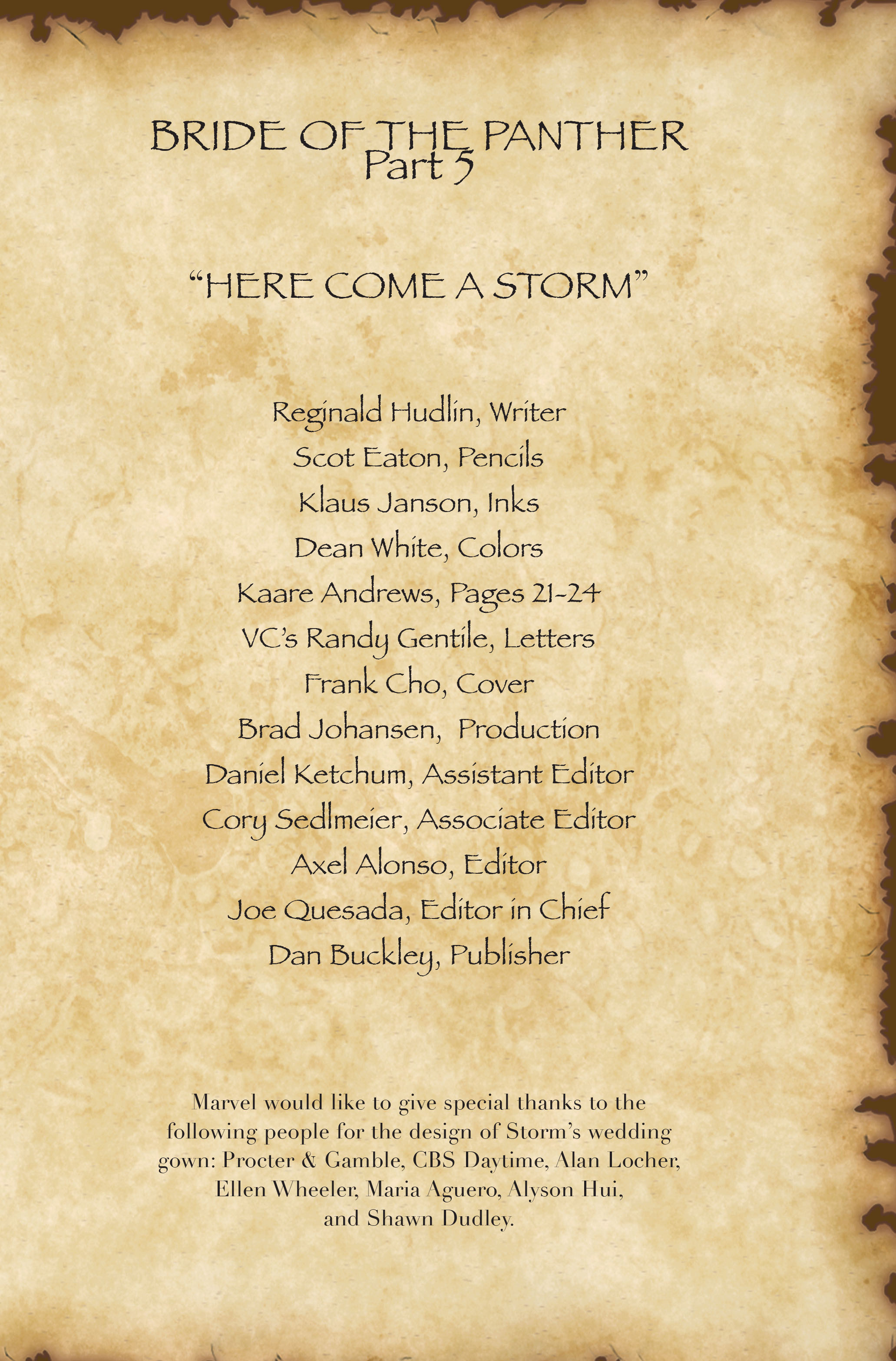 Read online Black Panther: The Bride comic -  Issue # TPB - 135