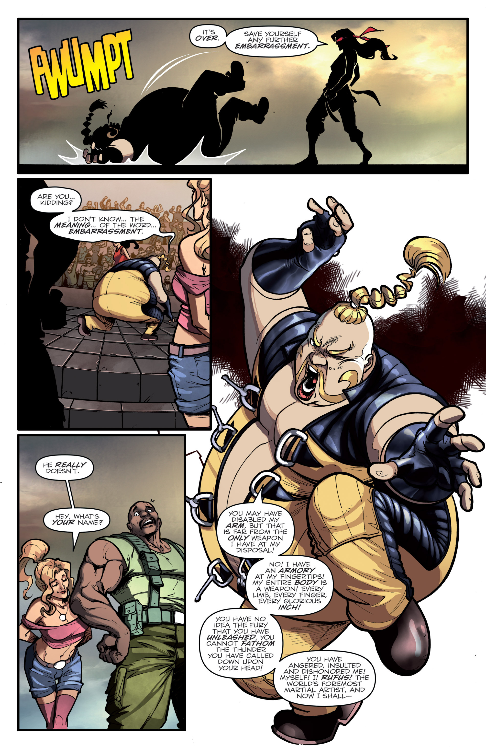 Read online Street Fighter X G.I. Joe comic -  Issue #4 - 10