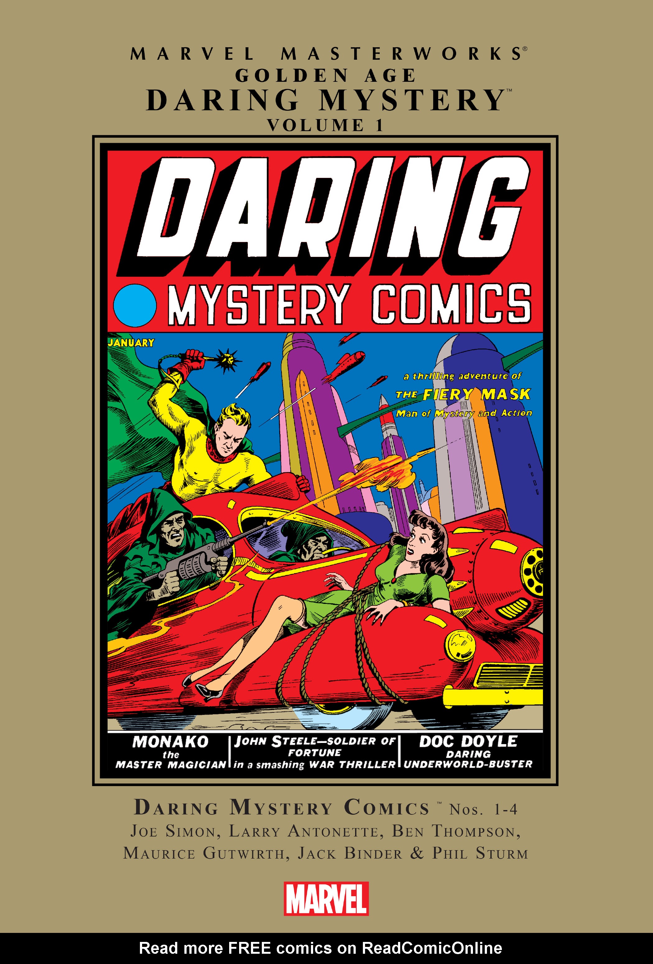 Read online Daring Mystery Comics comic -  Issue # _Marvel Masterworks - Golden Age Daring Mystery 1 (Part 1) - 1