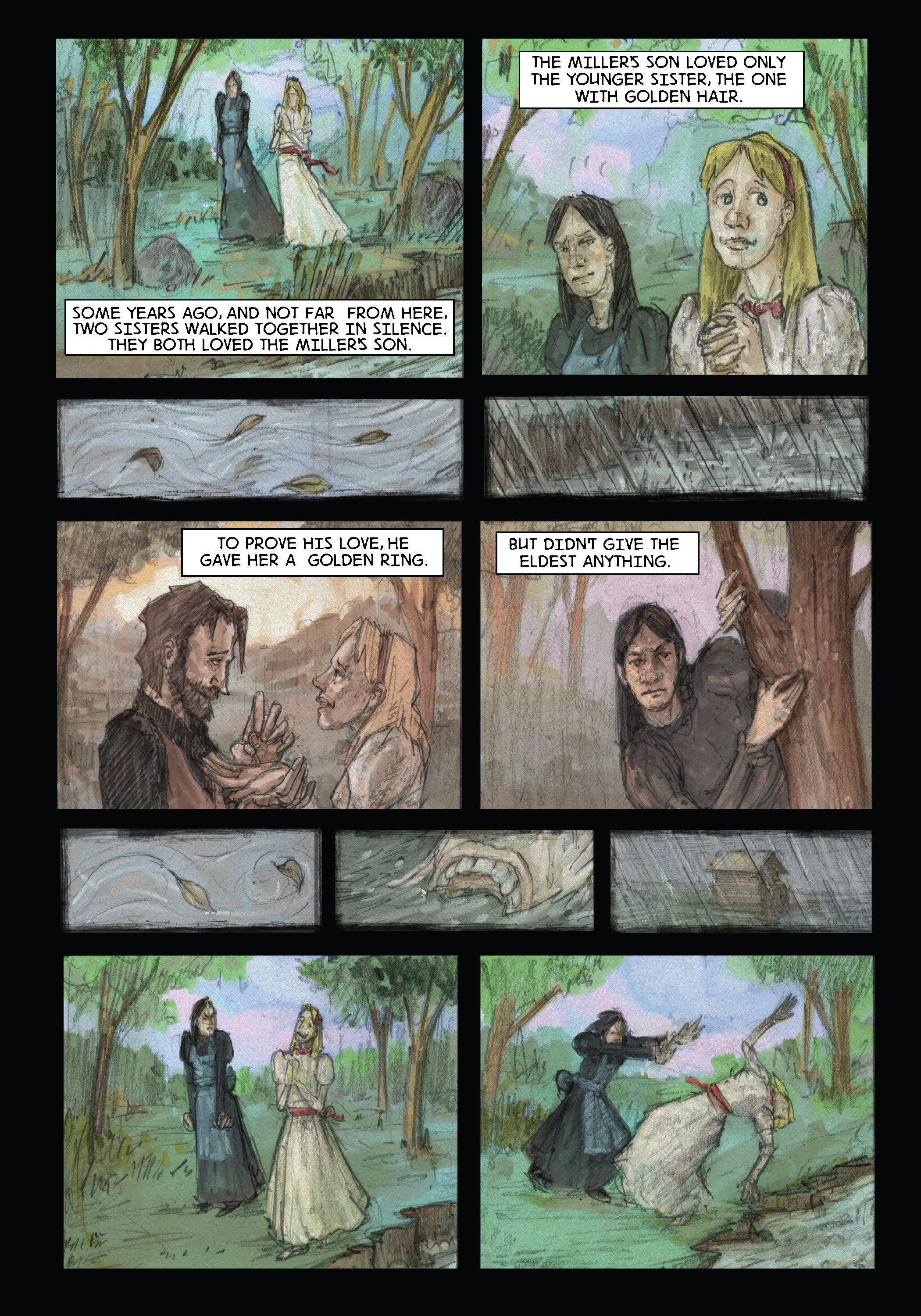 Read online Labor & Love: A Garland of American Folk Ballads comic -  Issue # Full - 8