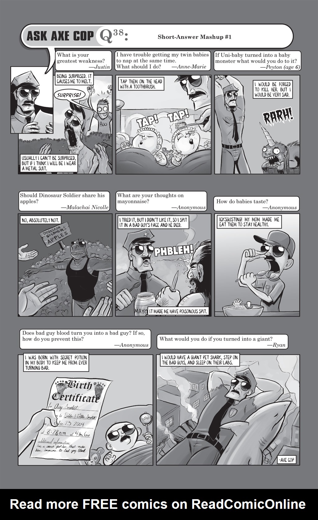 Read online Axe Cop comic -  Issue # TPB 1 - 80