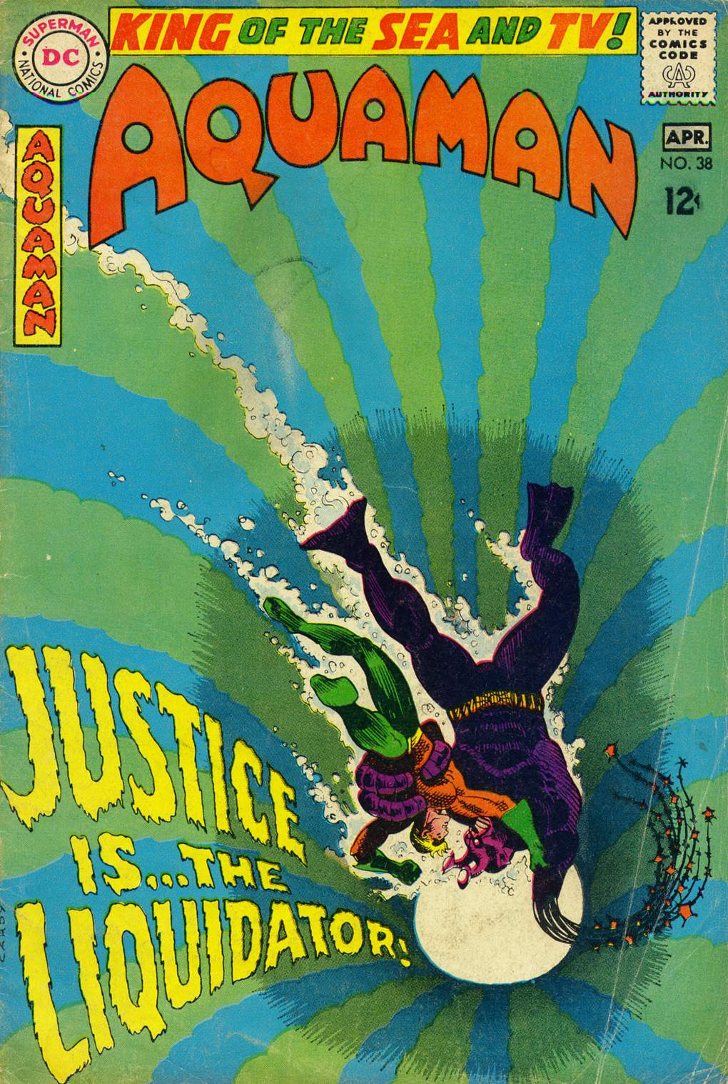 Read online Aquaman (1962) comic -  Issue #38 - 1