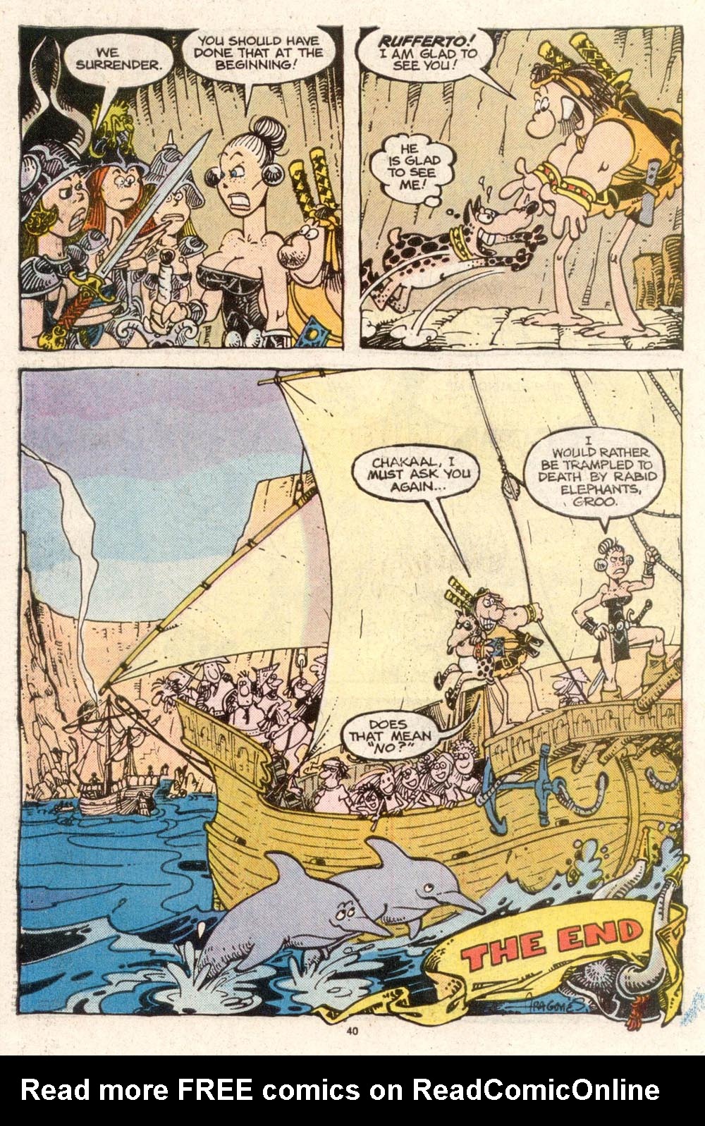 Read online Sergio Aragonés Groo the Wanderer comic -  Issue #50 - 41