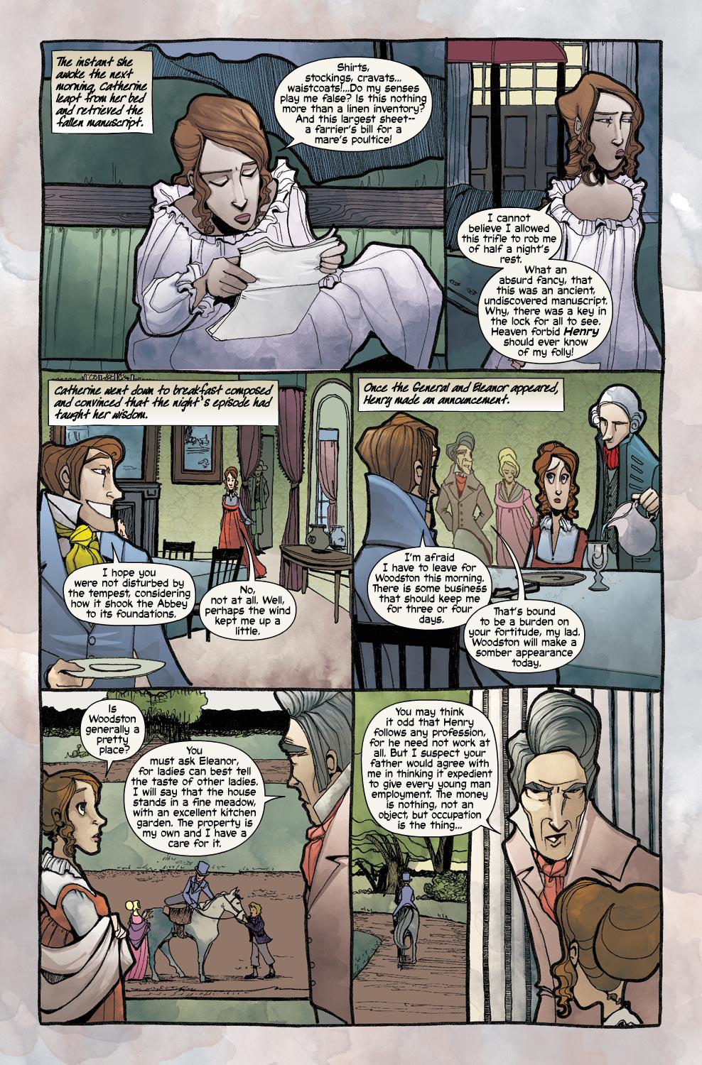 Read online Northanger Abbey comic -  Issue #4 - 11