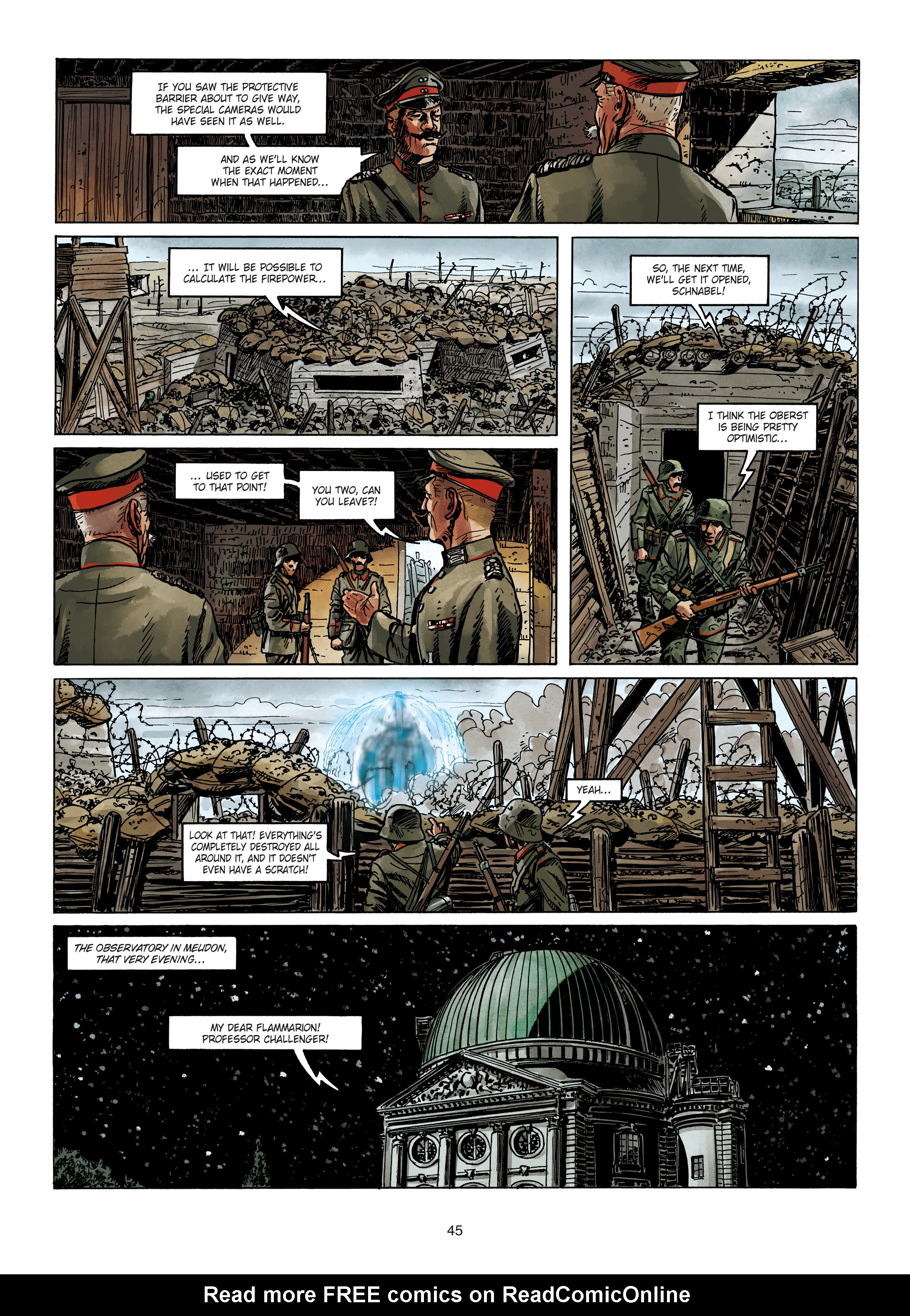 Read online War of the World War One Vol. 1: The Thing Below the Trenches comic -  Issue # Full - 45