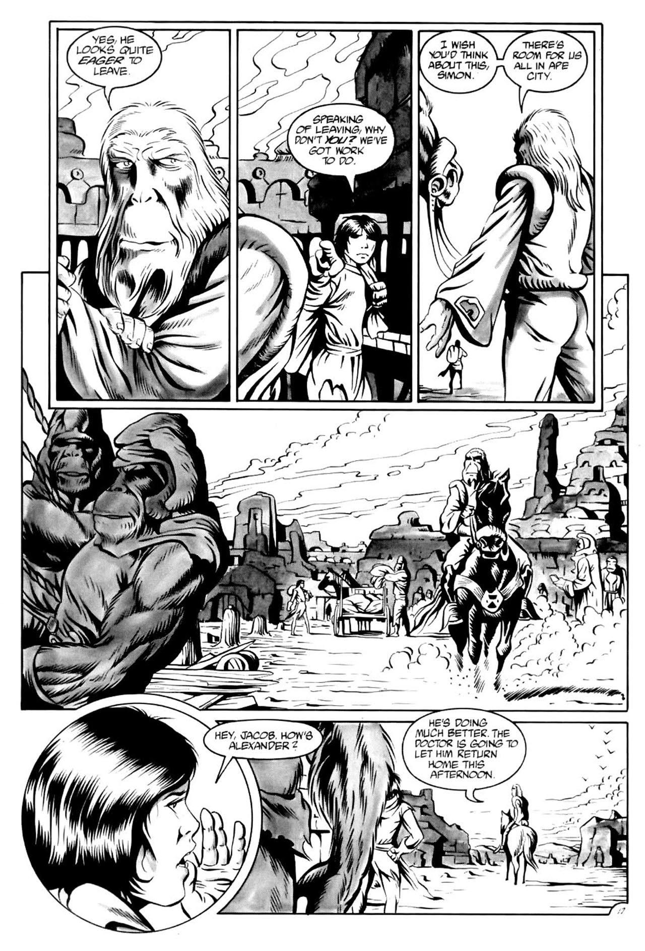 Read online Planet of the Apes (1990) comic -  Issue #5 - 19