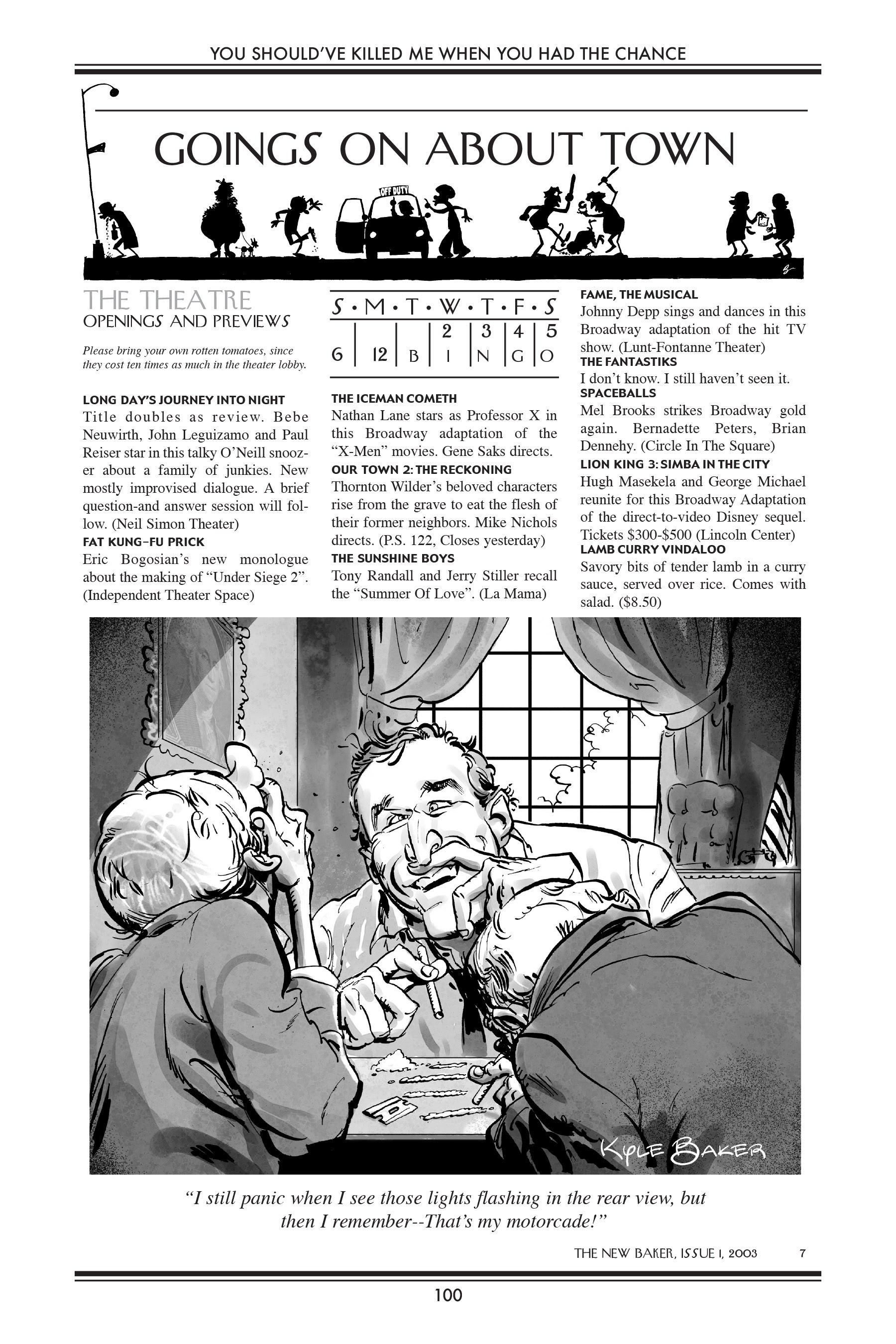 Read online You Should Have Killed Me When You Had The Chance!: Quality Jollity Super Special comic -  Issue # TPB - 100