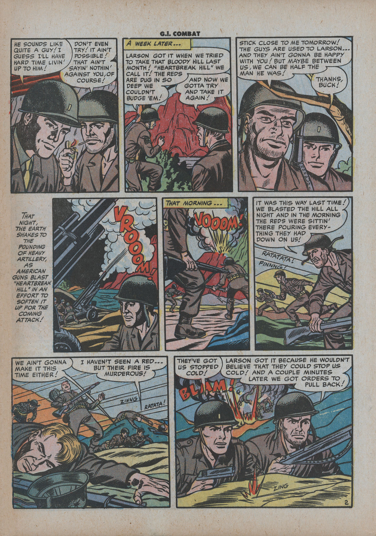 Read online G.I. Combat (1952) comic -  Issue #2 - 28