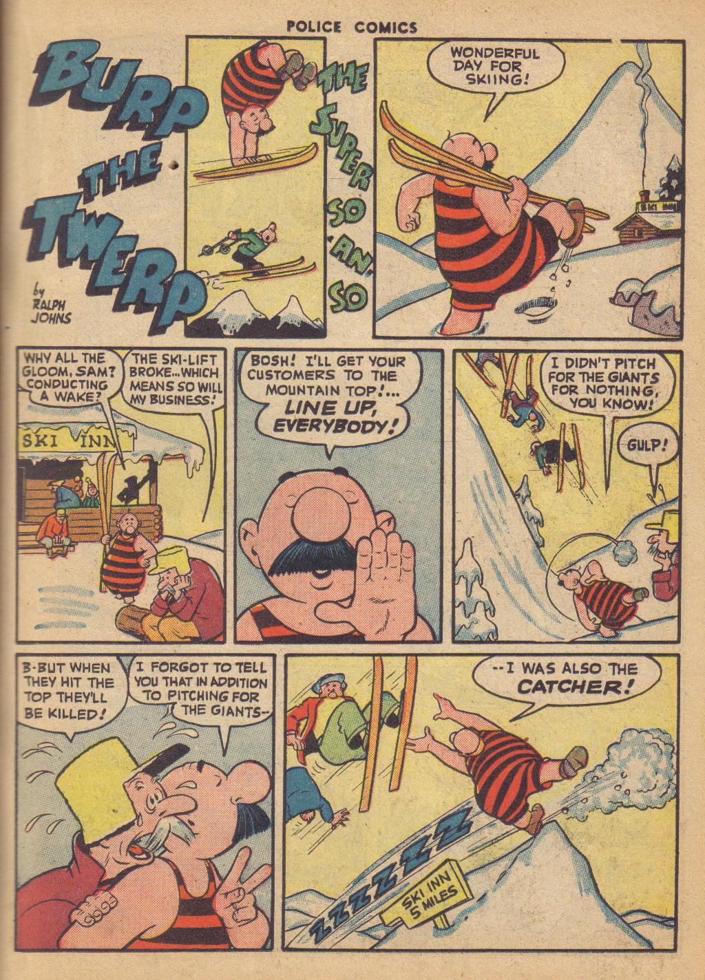 Read online Police Comics comic -  Issue #54 - 29