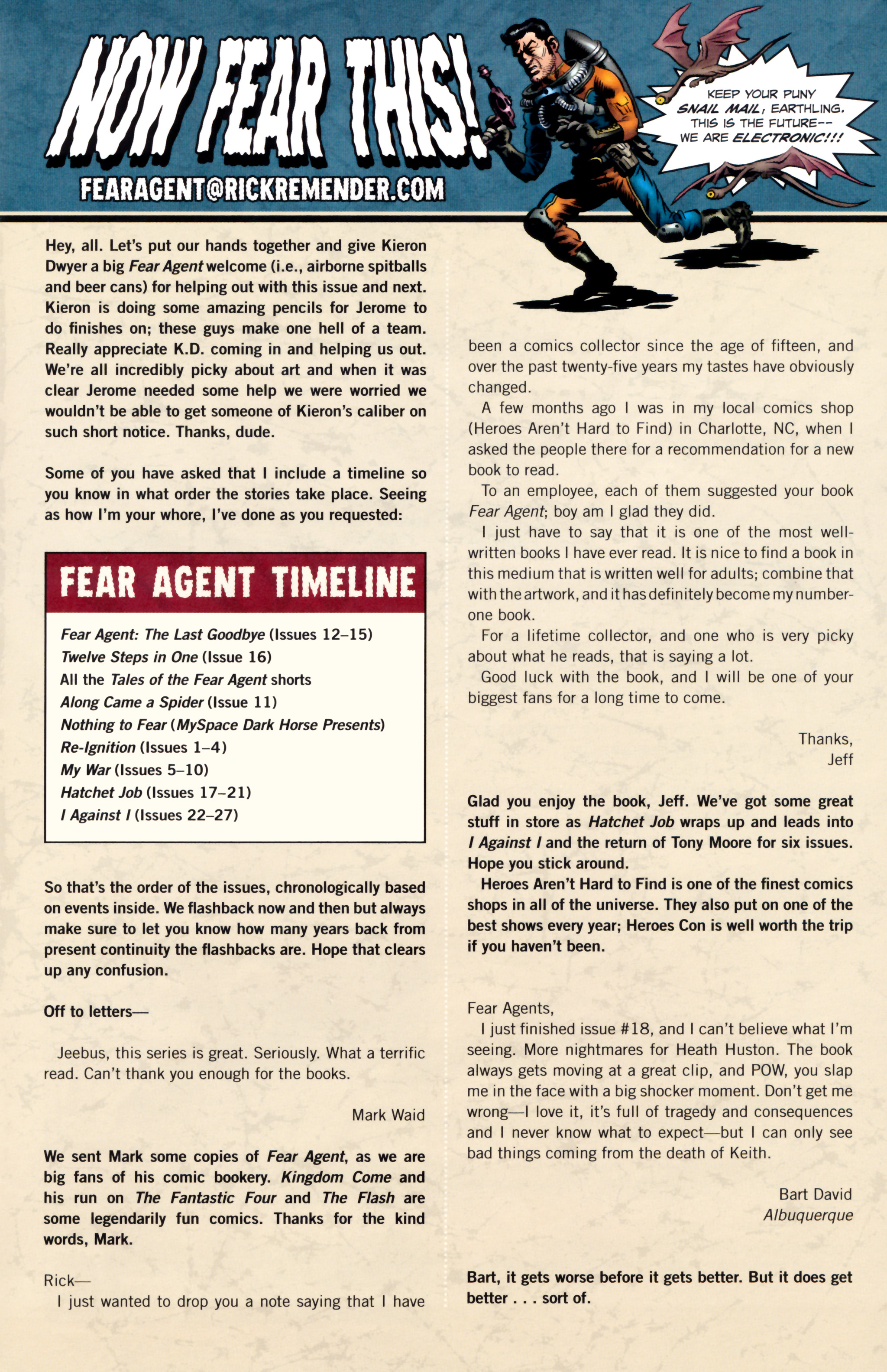 Read online Fear Agent comic -  Issue #20 - 25