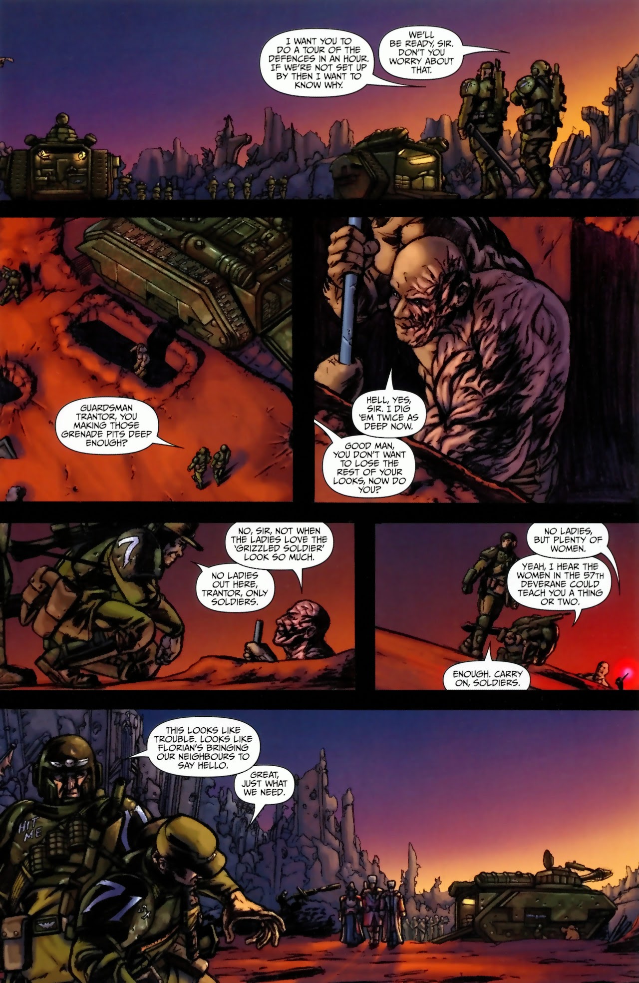 Read online Warhammer 40,000: Fire & Honour comic -  Issue #1 - 9