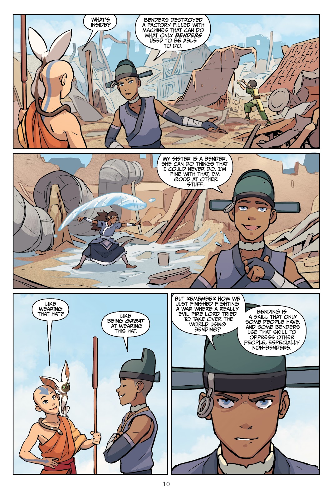 Read online Nickelodeon Avatar: The Last Airbender - Imbalance comic -  Issue # TPB 2 - 11