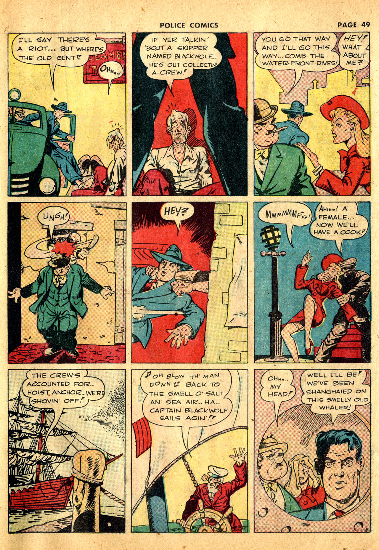 Read online Police Comics comic -  Issue #12 - 52