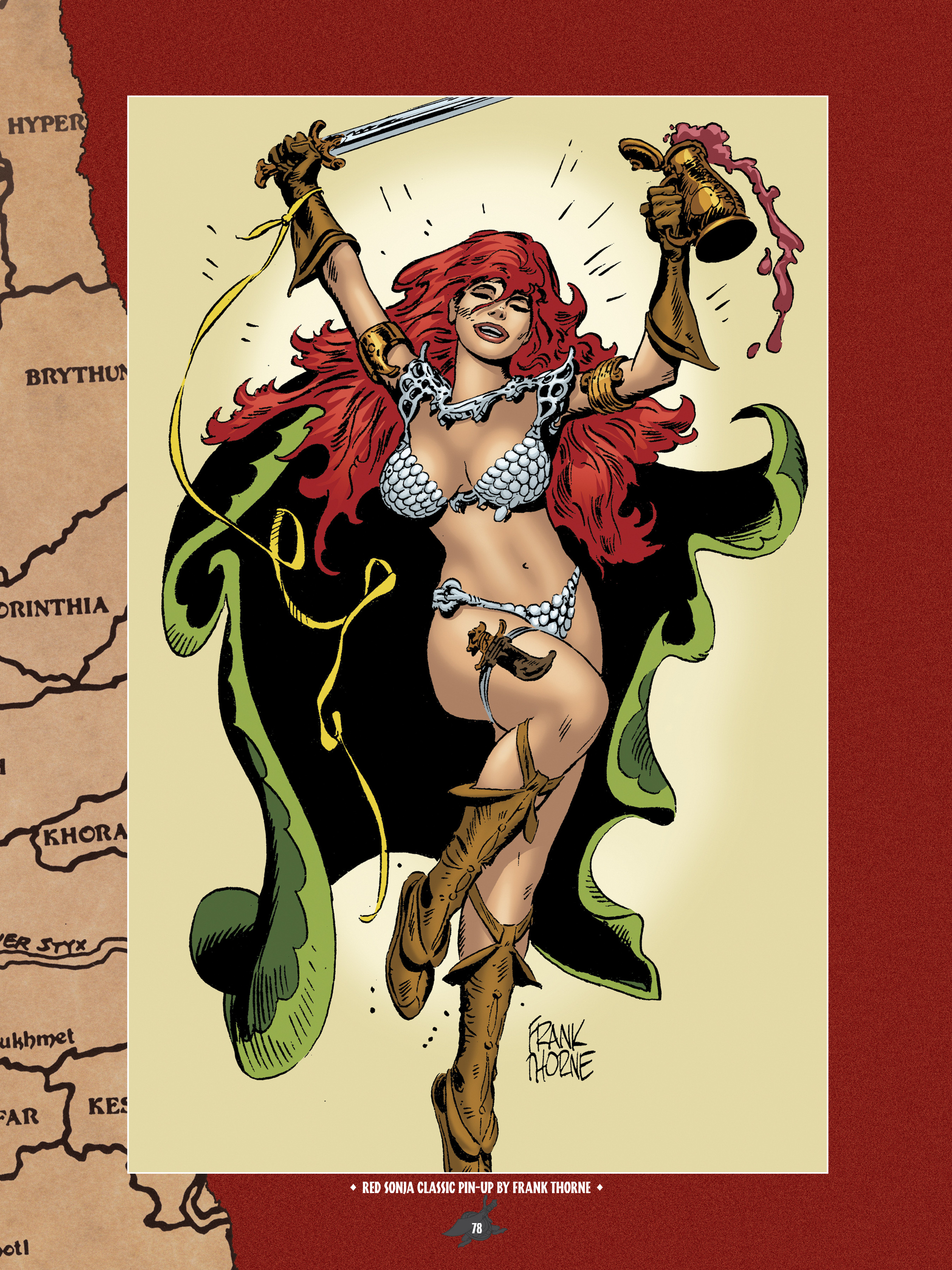 Read online The Art of Red Sonja comic -  Issue # TPB 1 (Part 1) - 77