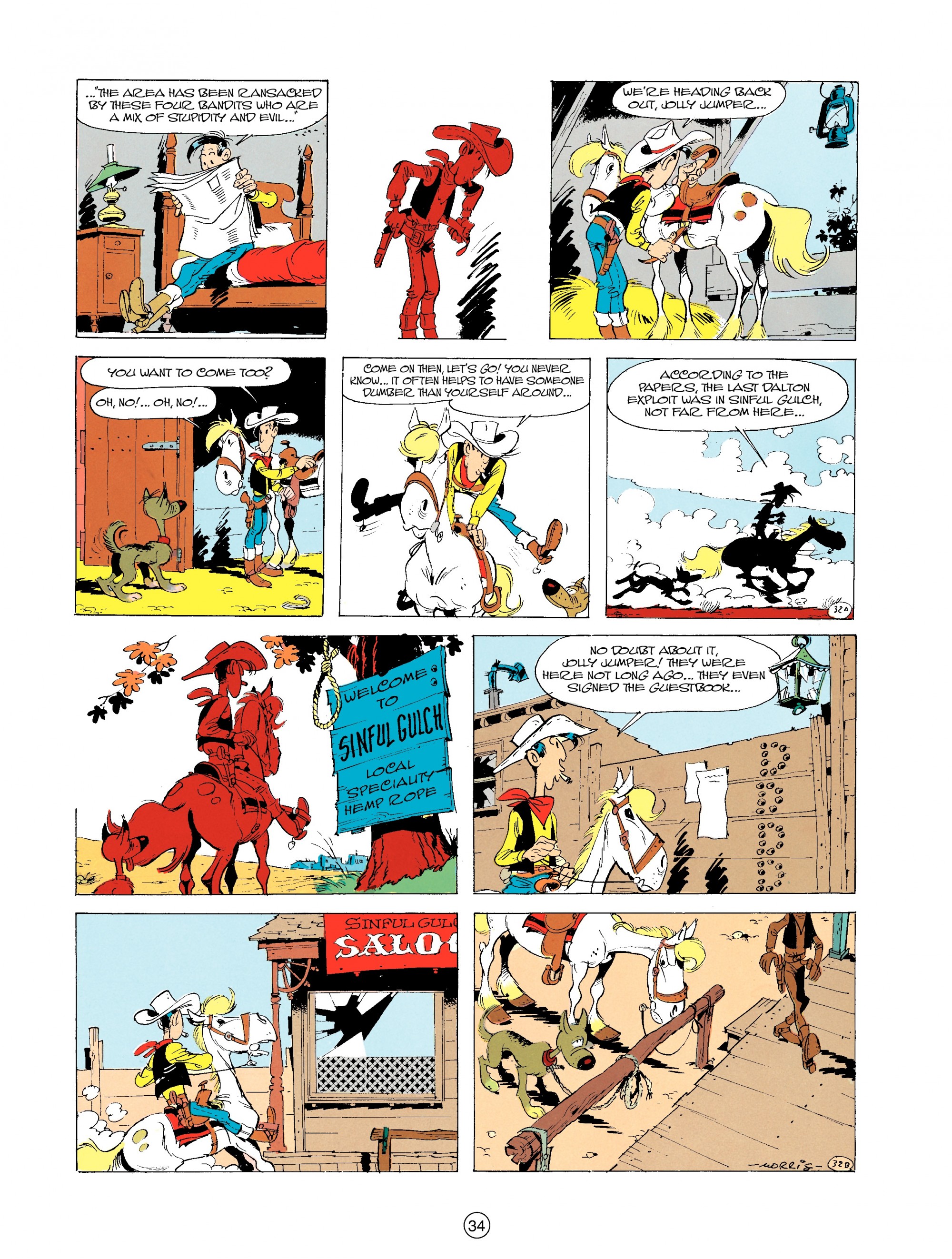 Read online A Lucky Luke Adventure comic -  Issue #19 - 34