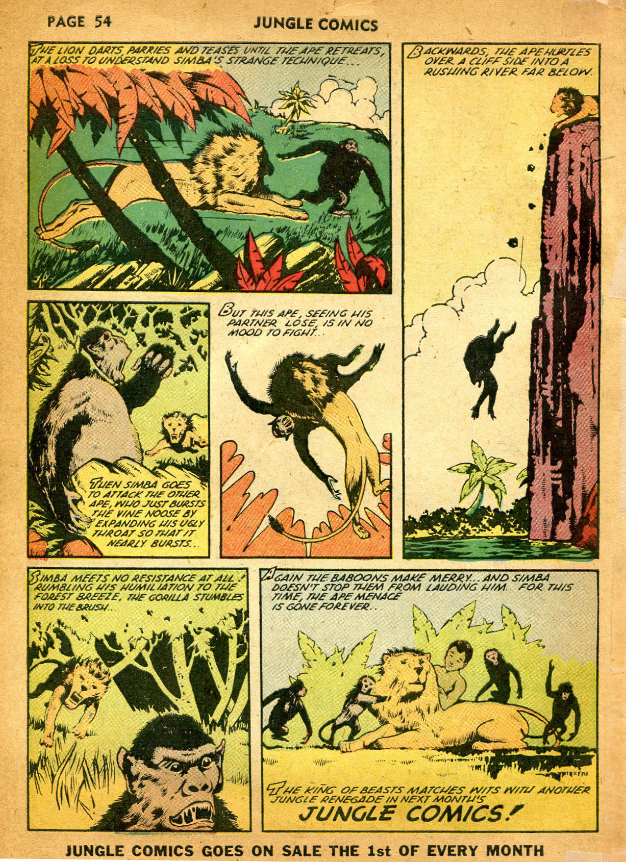 Read online Jungle Comics comic -  Issue #35 - 56