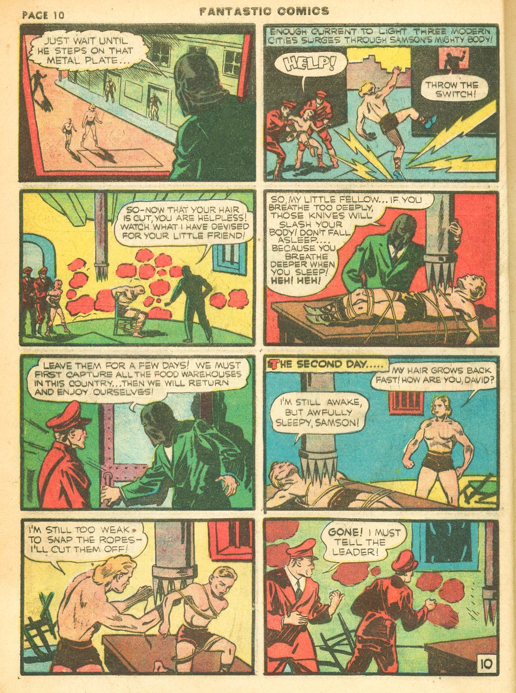 Read online Fantastic Comics comic -  Issue #12 - 12