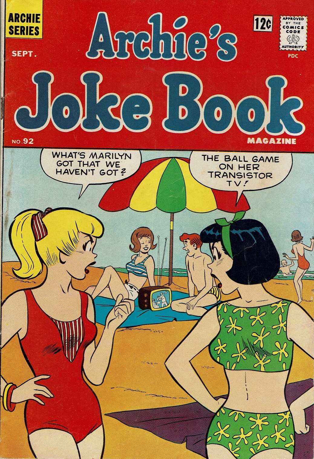 Read online Archie's Joke Book Magazine comic -  Issue #92 - 1