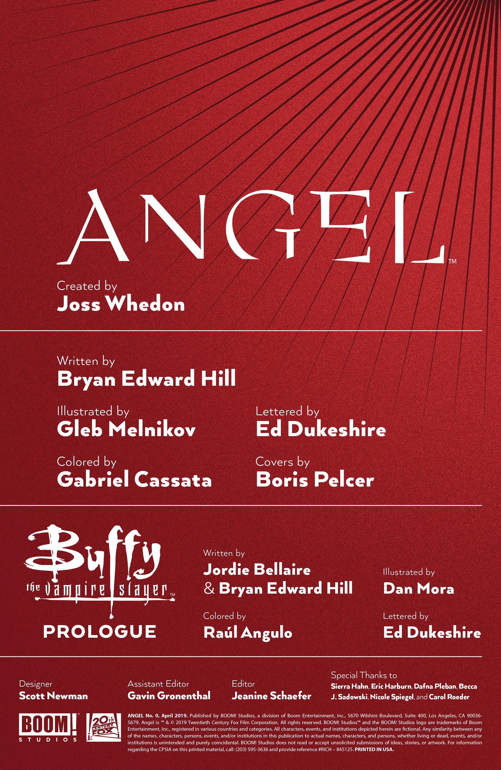 Read online Angel (2019) comic -  Issue #0 - 2